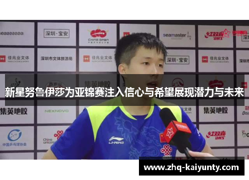 新星努鲁伊莎为亚锦赛注入信心与希望展现潜力与未来
